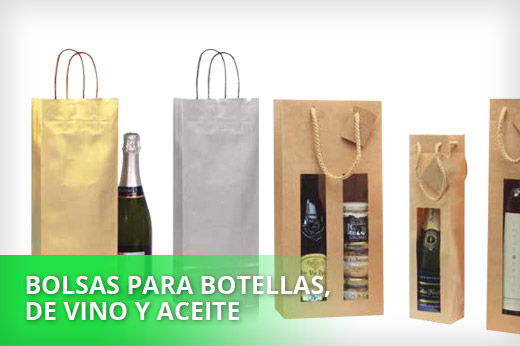 Bolsas para botellas de vino y aceite